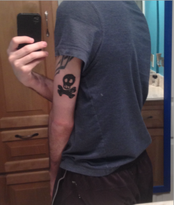 tylerdoesntknow:  Pic of my ATL skull tattoo, as requested by anon 