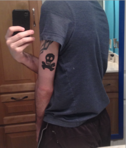 tylerdoesntknow:  Pic of my ATL skull tattoo,