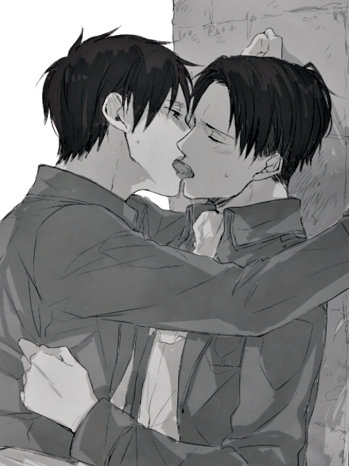 ereri-obsession:  Source:ユヅカ/b&wPlease adult photos