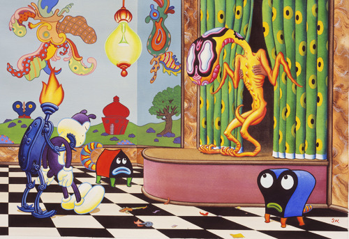 contemporaryartsgallery: Apotheosis by jim woodring