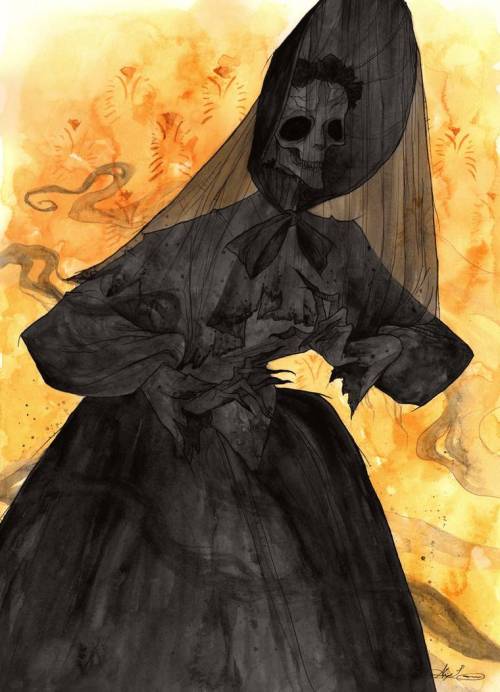 lgbtunis: ex0skeletal-undead: The Ghost of Mother by AbigailLarson @giant-goldfish @darkanachro