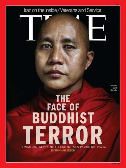 quendergeer:stirringwind:nazalea:geesi:Burmese monk Wirathu is on the cover of July 2013 Time Maganz