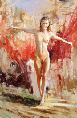 ewallisartist:  Fun 36x24 o/l, Eric Wallis 2007 