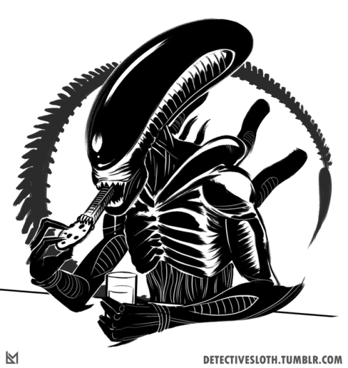 A quick xeno for Alien Day… I’d imagine they enjoy cookies. 