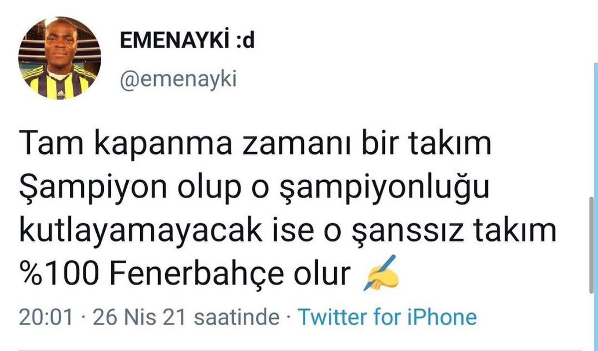 EMENAYKİ :d @emenayki Tam...