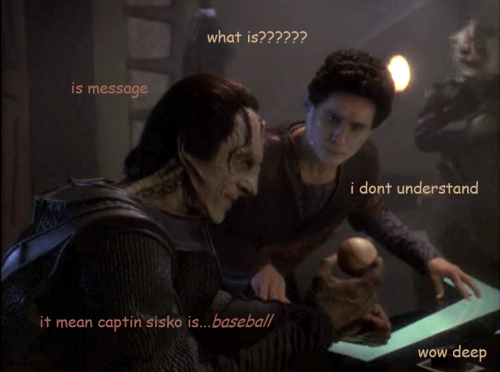 Dukat and Weyoun, comic sans super sleuths.