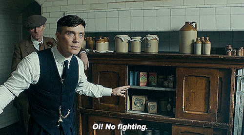tvandfilm:The main thing is, you bunch of fuckers, despite the provocation of the calvary, no fighting.PEAKY BLINDERS | S03E01 #peaky blinders