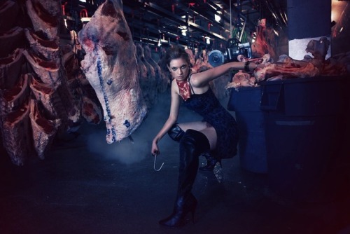 Creepy ANTM Shoots: Meat Locker from Cycle 10.