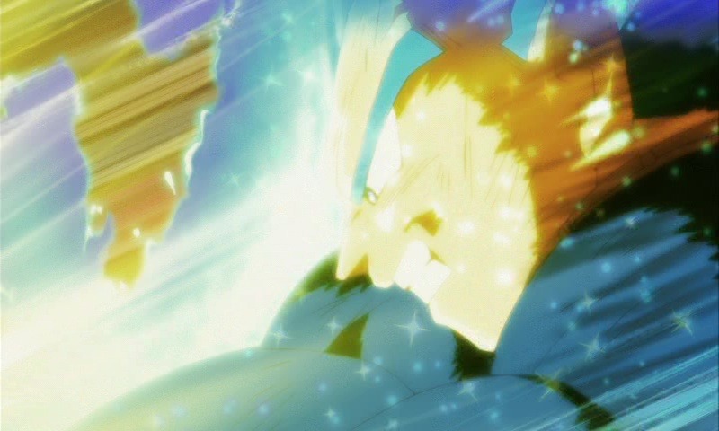 God Vegeta charging his final flash!! Last episode 