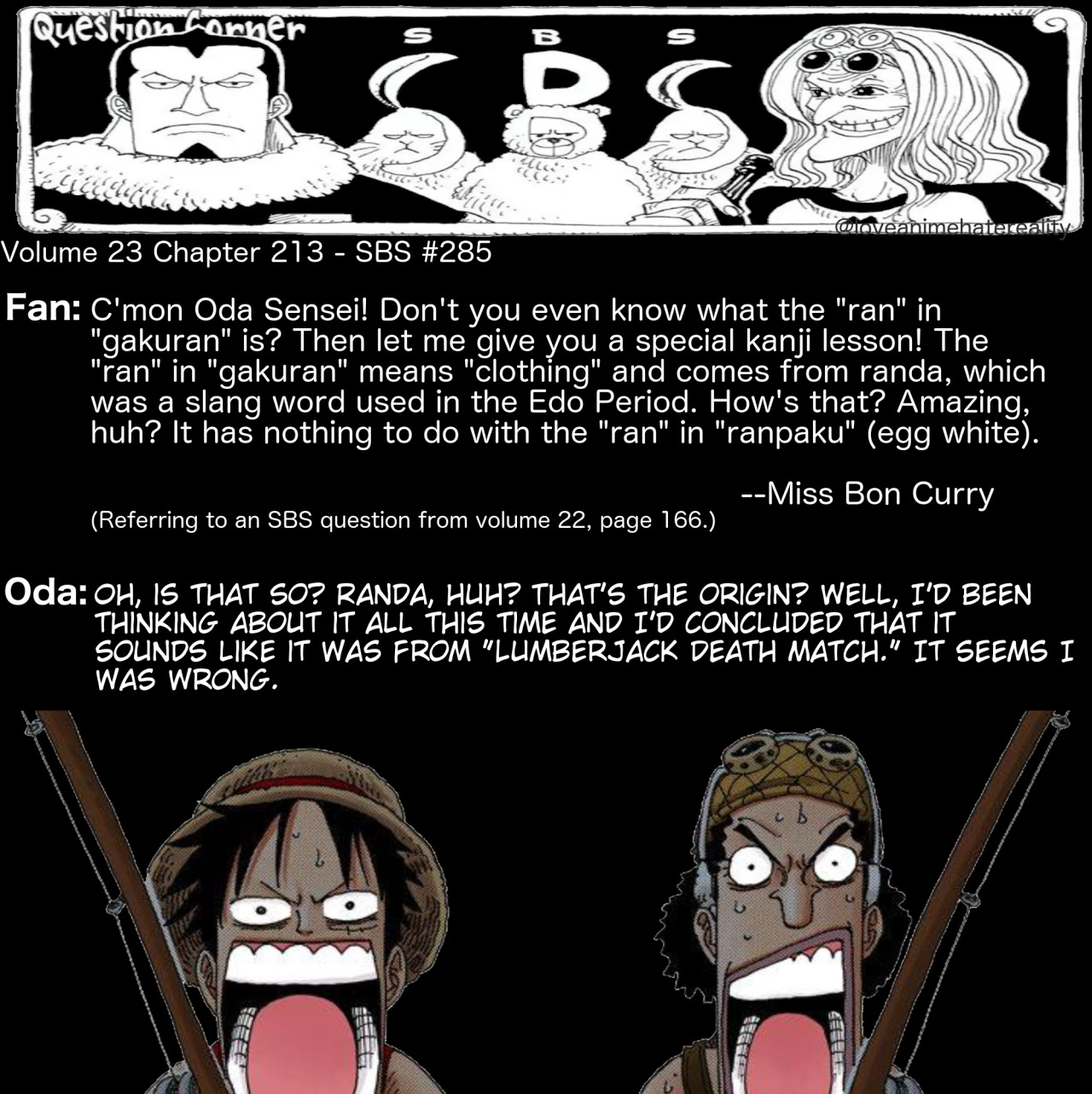 Everything Wrong With Debunking One Piece Sbs 285 Oda Was Wrong Everything Wrong With Debunking One Piece Sbs 285 Oda Was Wrong