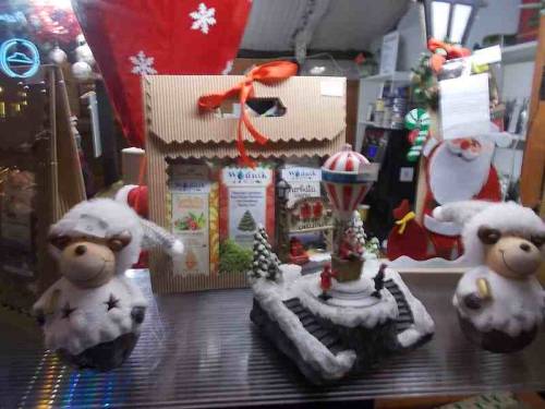 Merchandise offered in Wroclaw, Poland during Christmas market 2021.