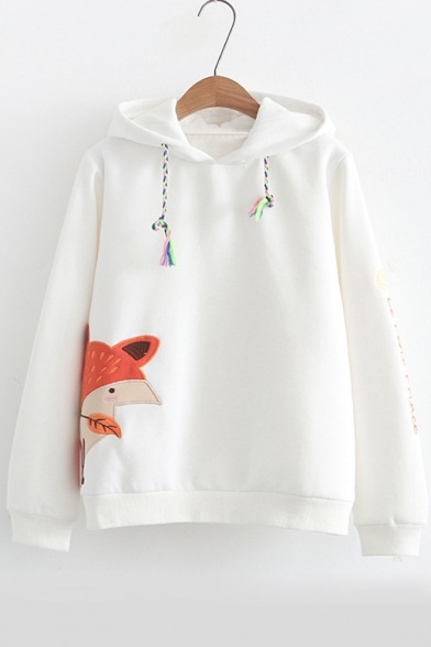 Most popular sweatshirts and hoodiesFloral Embroidered Striped Pattern Hoodie $22.55  $16.84Lov