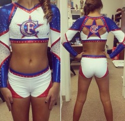 shutupandletmecrush: f5twisters:  nfinitiesandbeyond:  Cheer Florida’s new uniforms!  THEYRE SO CUTE IM??  I actually really like these 