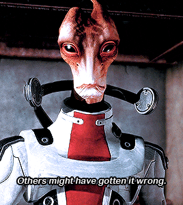rngdshep: It’s hard to see all this, Mordin. But you did the right thing. Your work saved live