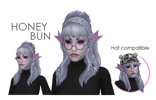 pinkpatchy: Honey Bun HairsBack at it again with more requests. This time bringing you the honey hai