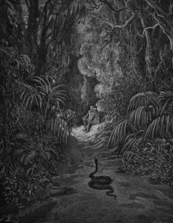 sevenvalencia:  Gustave DoréSatan as a Serpent