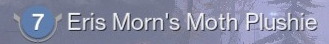 Username: Eris Morn's Moth Plushie
