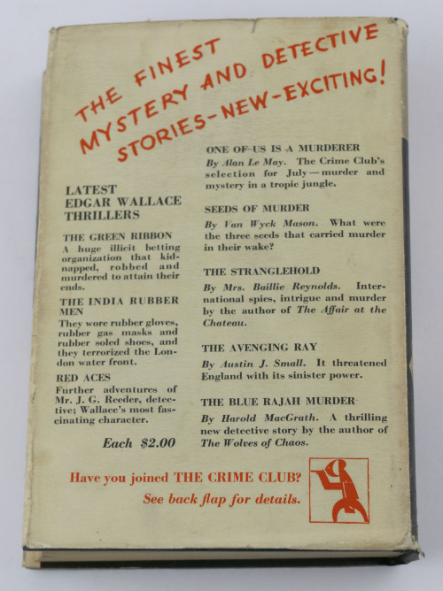 hevelincollection:Check out this fabulous first edition of The Avenging Ray from 1930. This book was