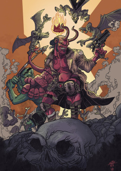 herochan:  Hellboy Art by  Caio Gomes ||