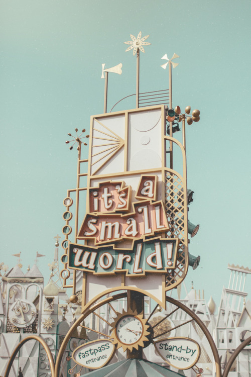 friendshipboats:☾ It’s a Small World after all  ☼