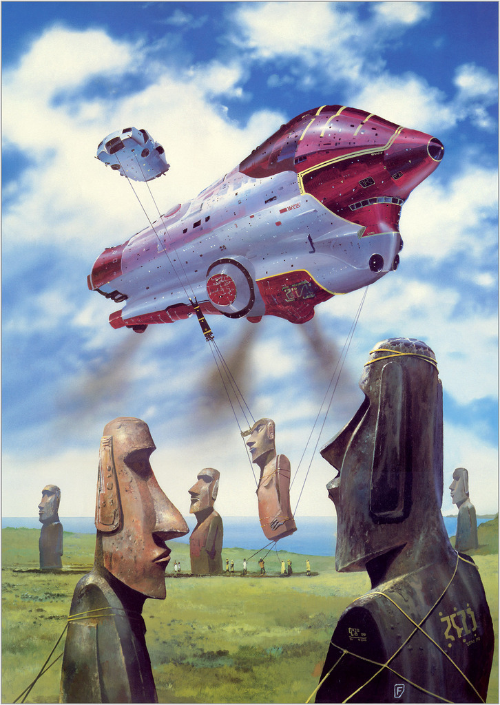 vintagegeekculture:  70sscifiart:Happy Easter from 70s Sci-Fi Art  Remember to put