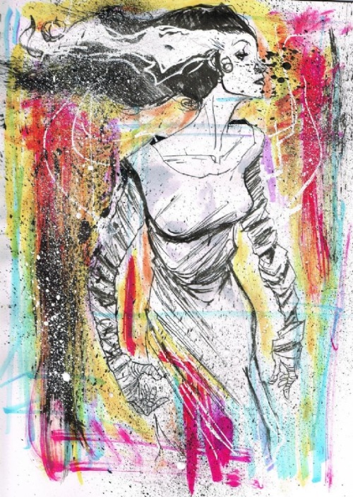 michaelallanleonard:Bride of Frankenstein by Robbi Rodriguez
