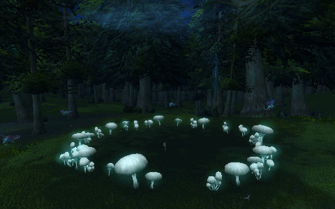 travellerofazeroth:  The Faerie Ring. The Whispering Forest, Tirisfal Glades. Eastern