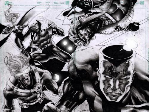 xombiedirge:  Superheroes by Jimbo Salgado