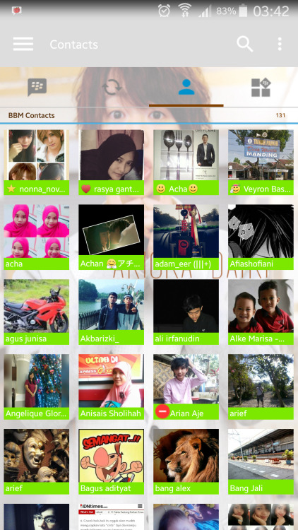 I just bored cuz i can’t sleep. So&hellip; just post some random thing. I made Inoo Arioka bbm theme