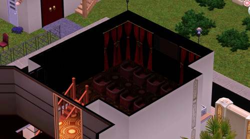 Recreated yellow roof from The Sims Superstar, and I recreated Fairchild Film Studio so I can test S