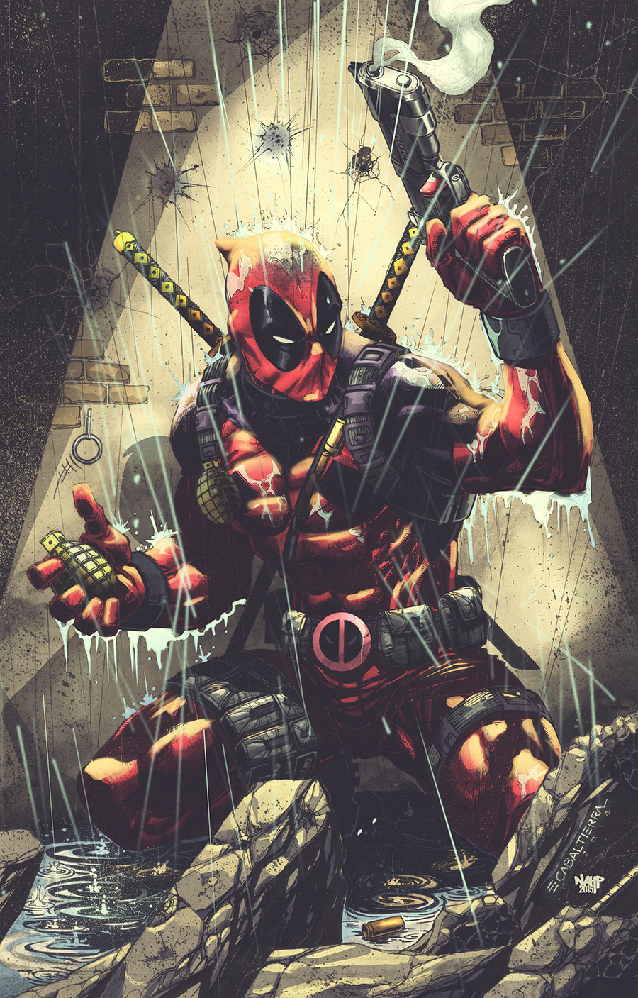 Deadpool colors by nahp75
