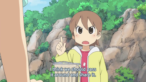 o_o —————————- from ( nichijou )