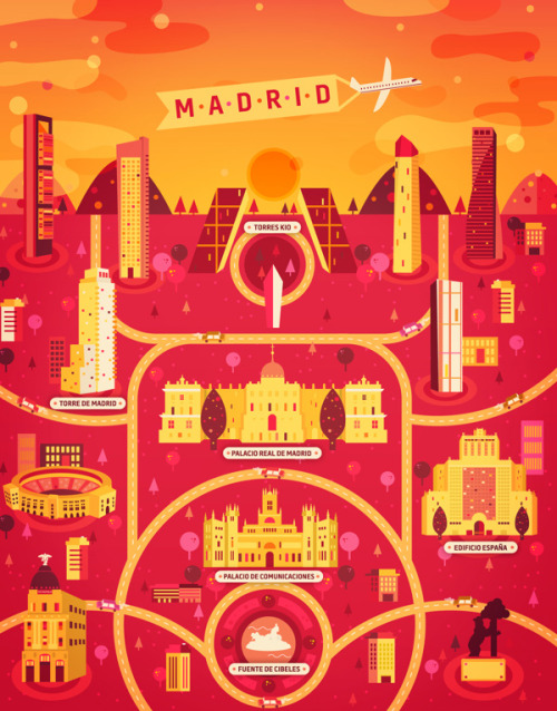 Colorful and informative posters from cities around the world - by Aldo Crusher