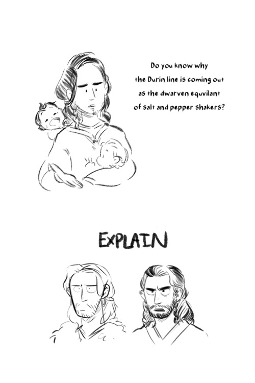 seadeepspaceontheside: lol thorin’s going through somethings.