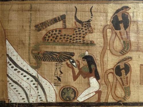 Illustration from the Book of the Dead of Heruben, Twenty-First Dynasty, Third Intermediate Period E