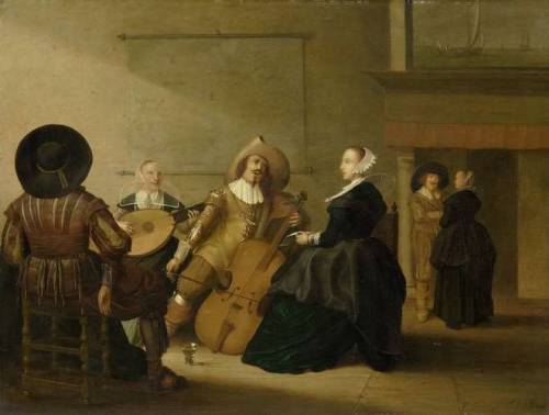 A musical company in an interior, 17??, Museum of the NetherlandsMusicerend gezelschap in een interi