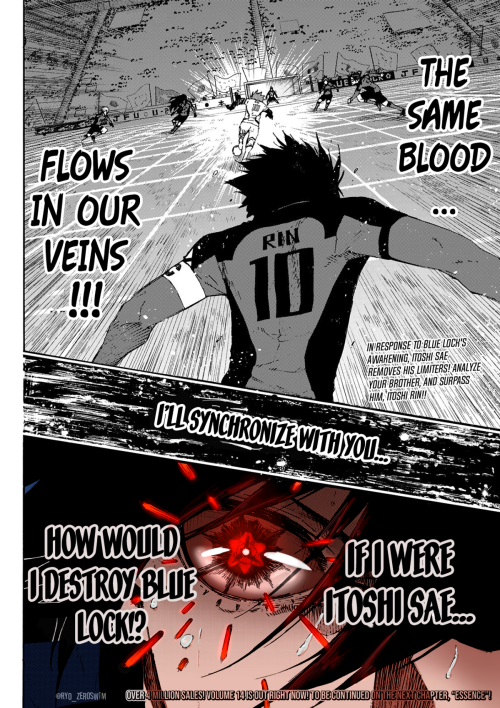 egoist striker  ryozeroswim: blue lock chapter 139 page 18