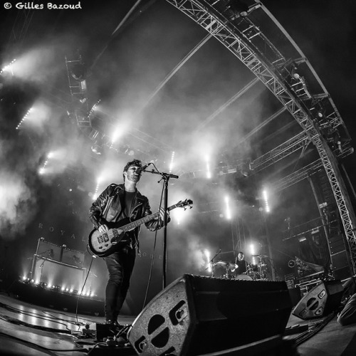 Mike Kerr and Ben Thatcher of Royal Blood© Gilles Bazout // August 21, 2014