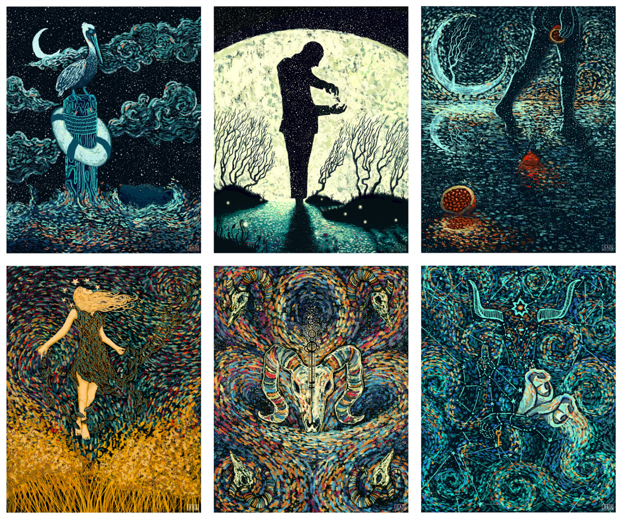 devidsketchbook:  James R Eads: The Prisma Visions Collection. A set of 23 high