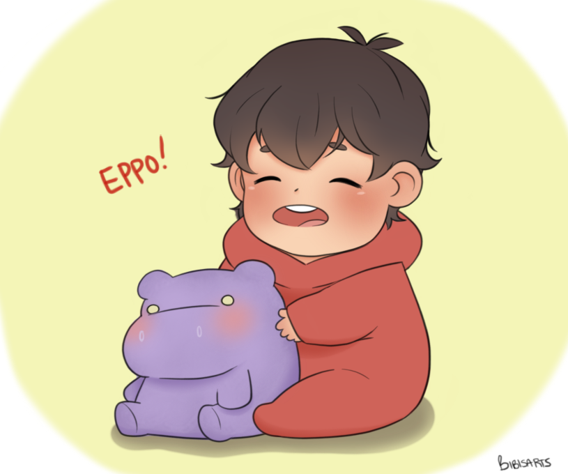 itzahann:  bibisarts:  For the lovely @itzahann, your baby Keith/hippo combo got