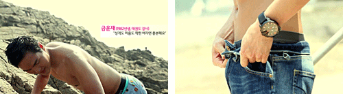 koreanmalemodels:  Hot Guys on the Beach photoshoot for Cosmopolitan Korea, August