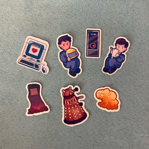 Little Guy Stickers I Made