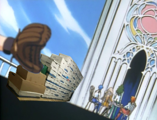The Student Council balcony with a bunch of photoshopped suspicious looking boxes that may or may not contain government documents and classified information