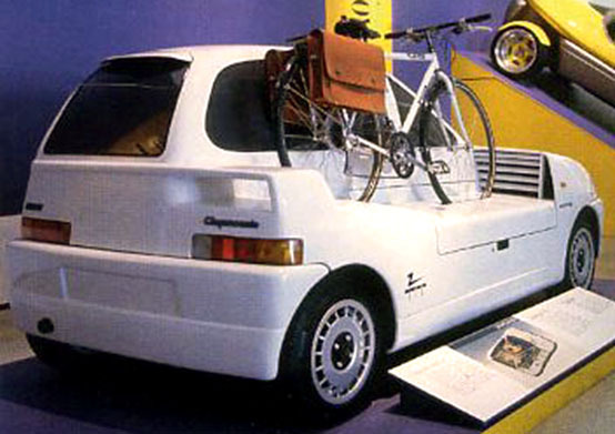 carsthatnevermadeit:  Fiat Cinquecento Z Eco, 1992. To coincide with the launch of