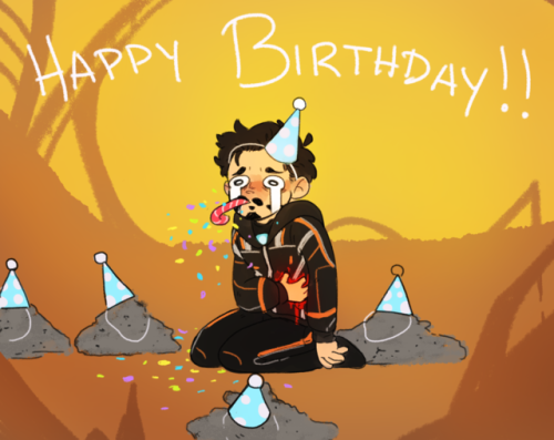 ironstrange4ever: dippy-ecks:happy birthday tony!!! time to celebrate with all your friends!!!!! DON