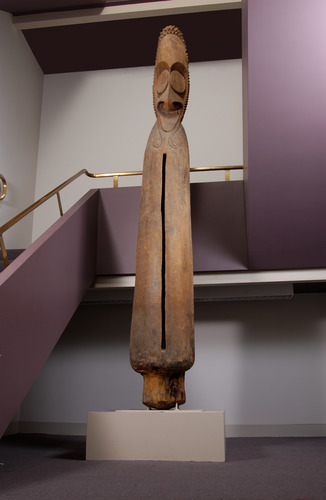 slam-african: Vertical Slit Drum, Ambrym Island, 20th century, Saint Louis Art Museum: Arts of Afric