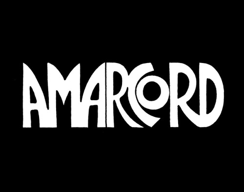 John Alcorn,Title design, Amarcord, 1973