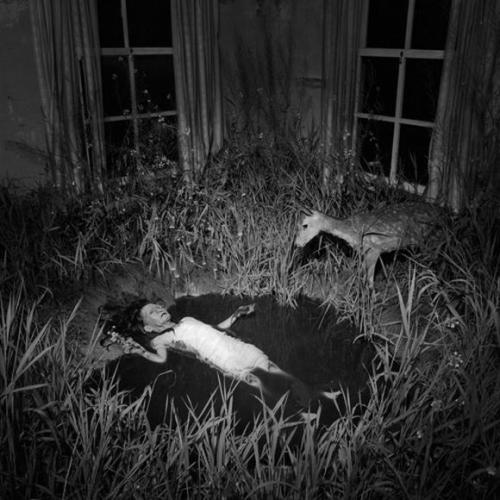 cultofweird:A dark fairy tale by photographer Miwa Yanagi. See more right here.Weird art on Cult of 