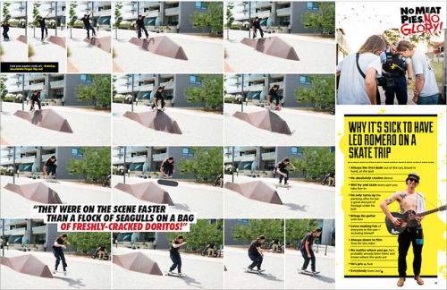 Indy Australia Tour Article in the August 2018 Issue of Thrasher Magazine #RideTheBest