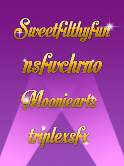 prince-drawlestia:  THE SECOND BATCH OF ACCEPTED ARTISTS FOR THE SPOTLIGHT SPECIAL!! Just in case the image doesn’t load, and for me to try and abuse the tagging system: Sweetfilthyfun nsfwchrno Mooniearts triplexsfx Congradulations! I will add the